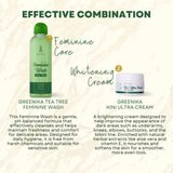 Greenika Tea Tree Feminine Wash + Kini Ultra Cream Combo