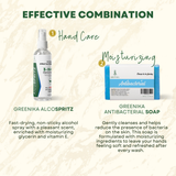 Greenika 100ML Alcospray Natural Spray Hand Sanitizer with Moisturizer