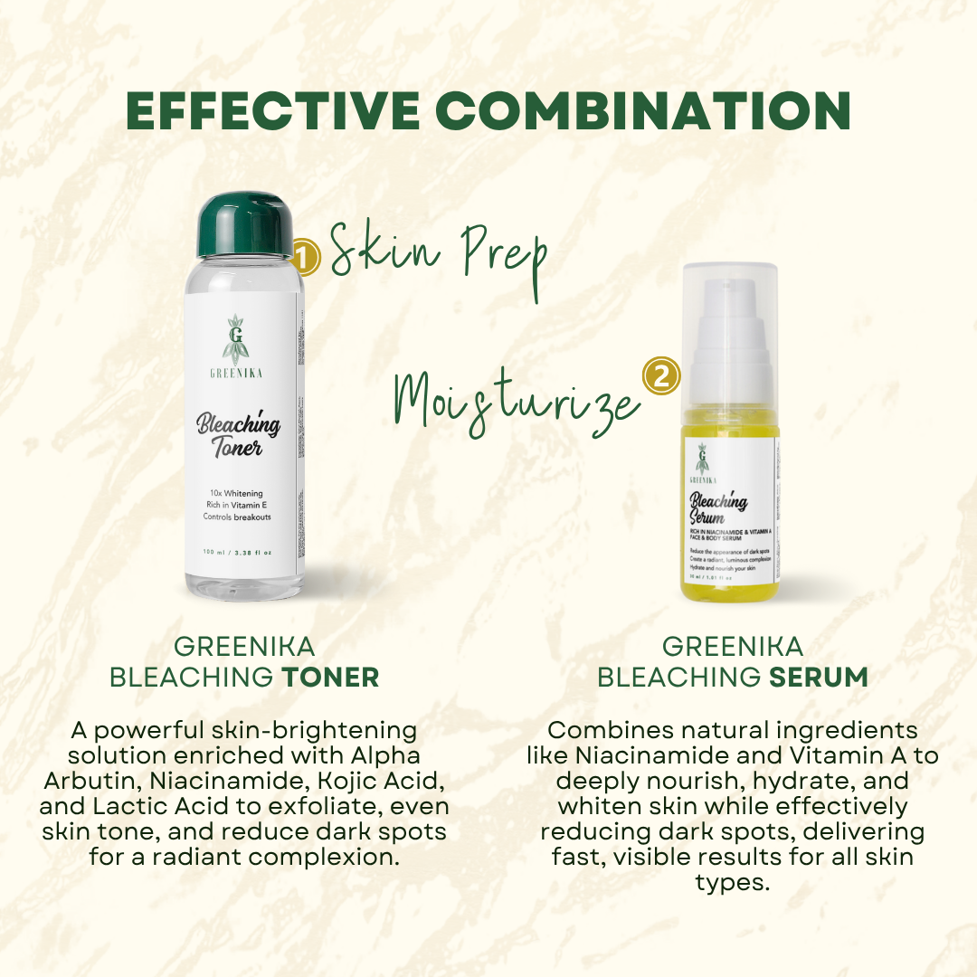 Greenika Bleaching Whitening Toner Solution