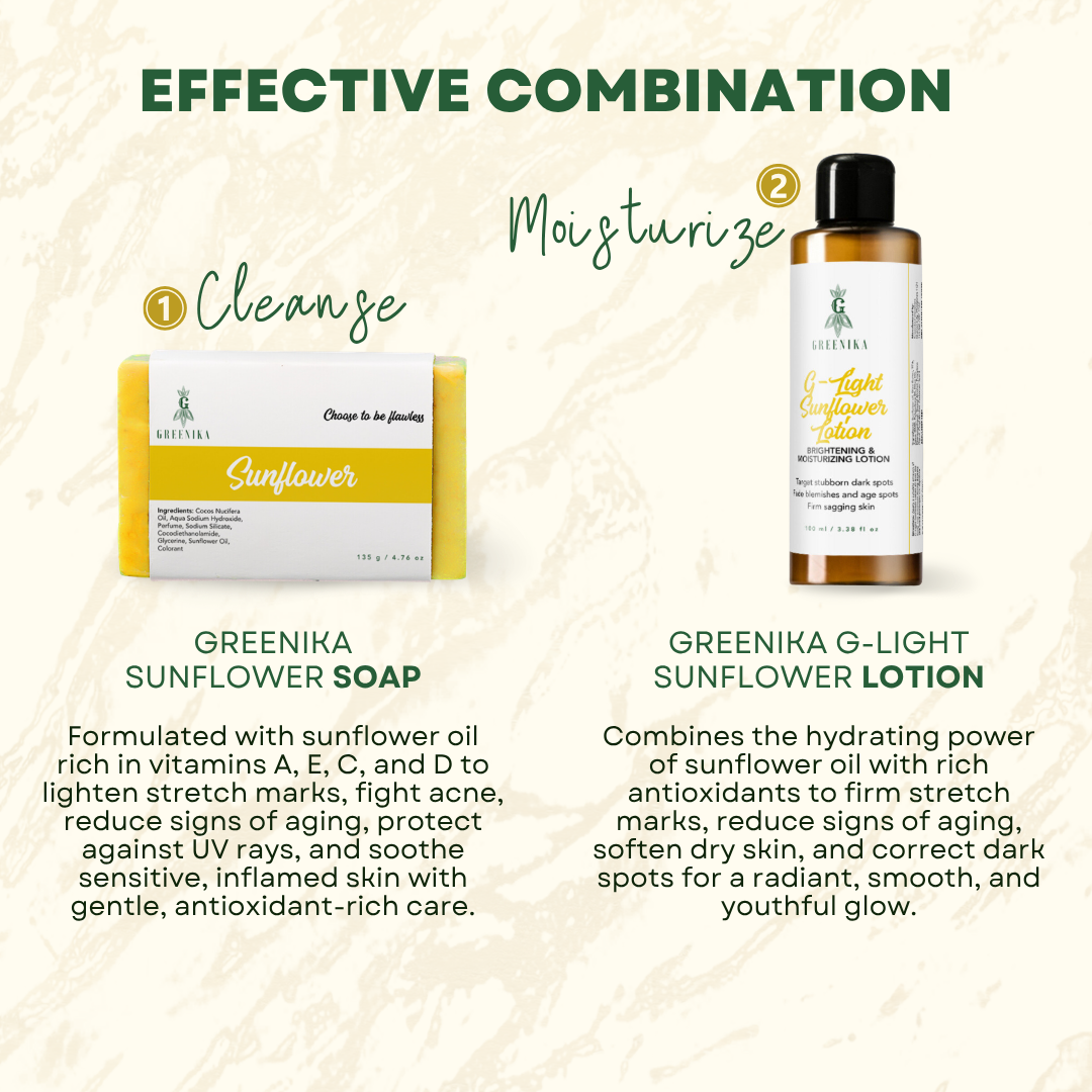 [ WHITENING + DARK SPOT CORRECTOR ] Greenika G-Light Sunflower Lotion