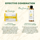 [ WHITENING + DARK SPOT CORRECTOR ] Greenika G-Light Sunflower Lotion