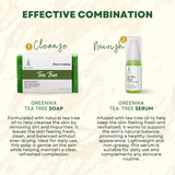 Greenika Tea Tree Combo Face Serum & Soap