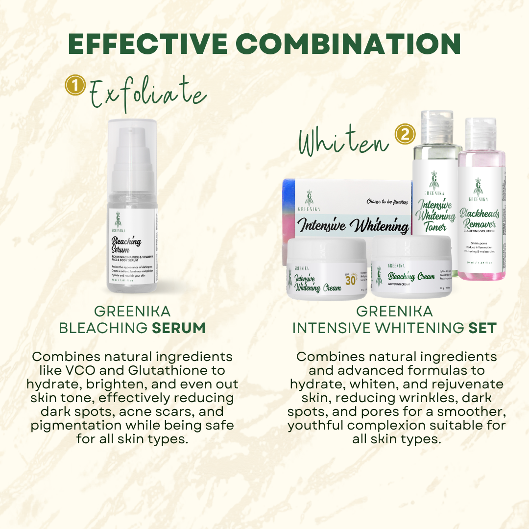 Greenika Intensive Whitening Set with SPF 45