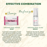Greenika Organic Snail Slime Combo Soap and Serum