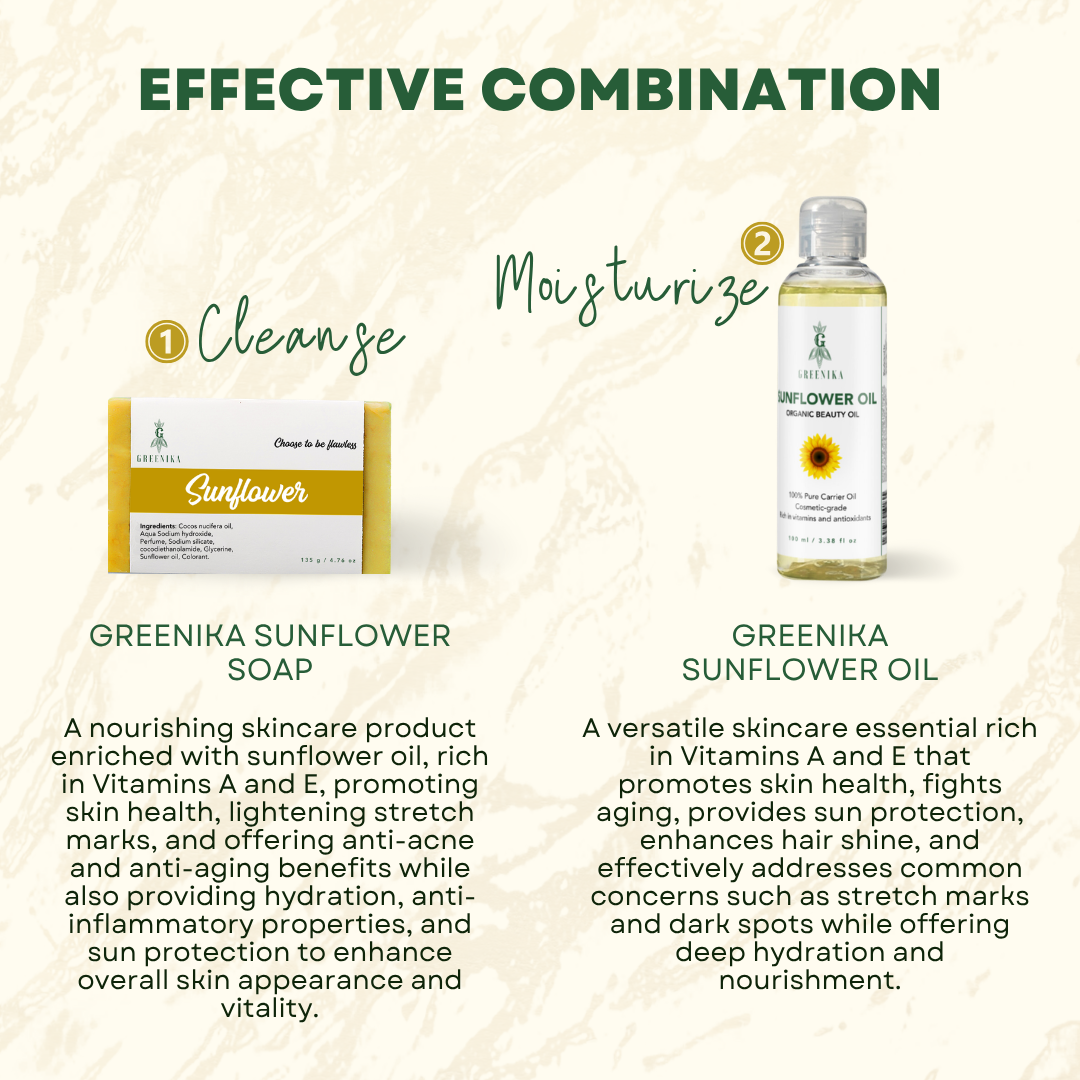 Greenika Sunflower Oil + Soap Combo