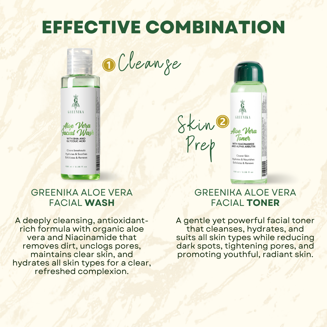 Greenika Aloe Vera Facial Toner Rich in Vitamin E