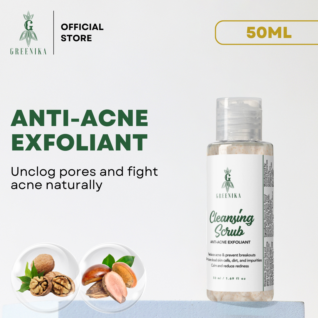 Greenika Anti Acne Black Heads Remover Cleansing Facial Scrub