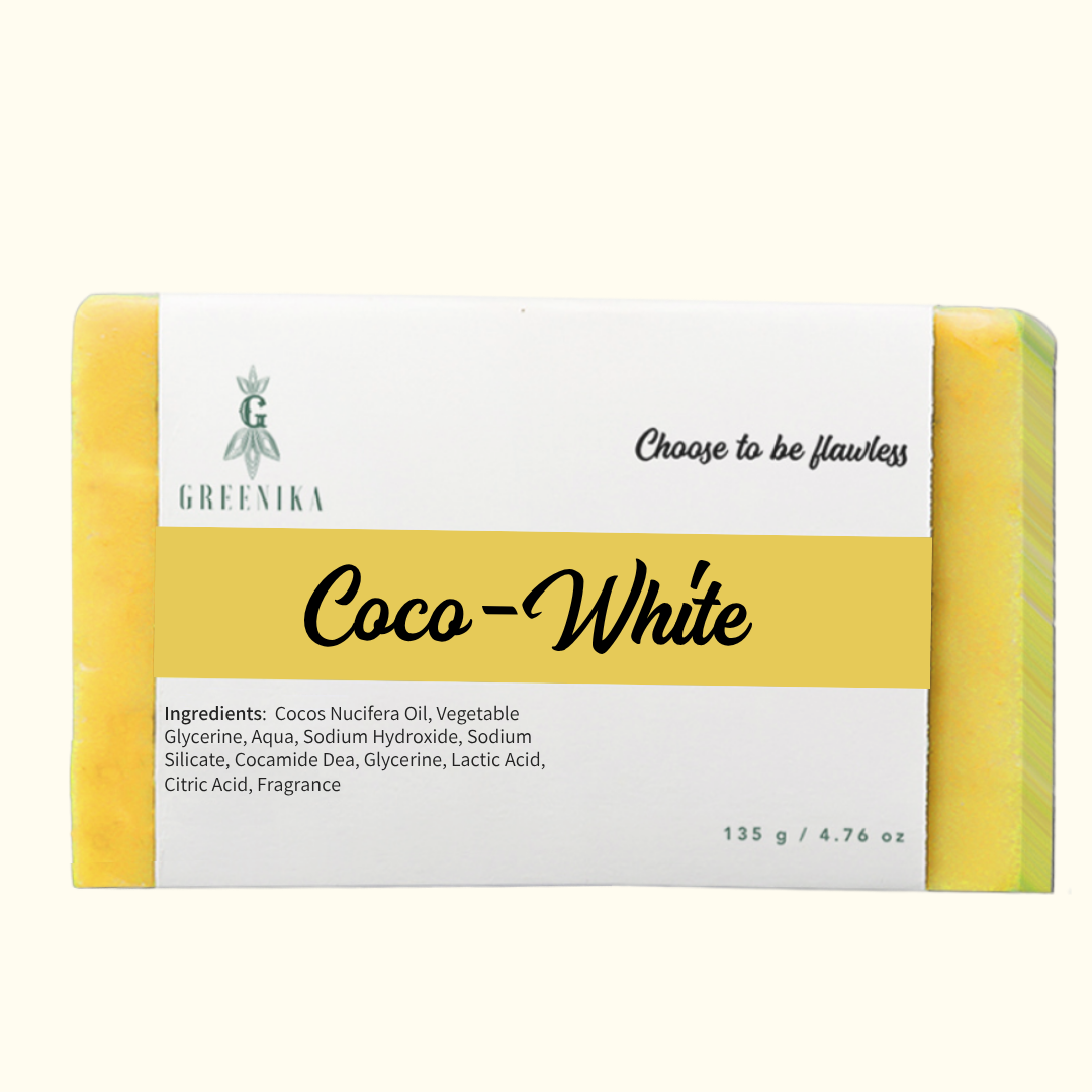 Face & Body Whitening Lotion & Coco-White Soap Combo