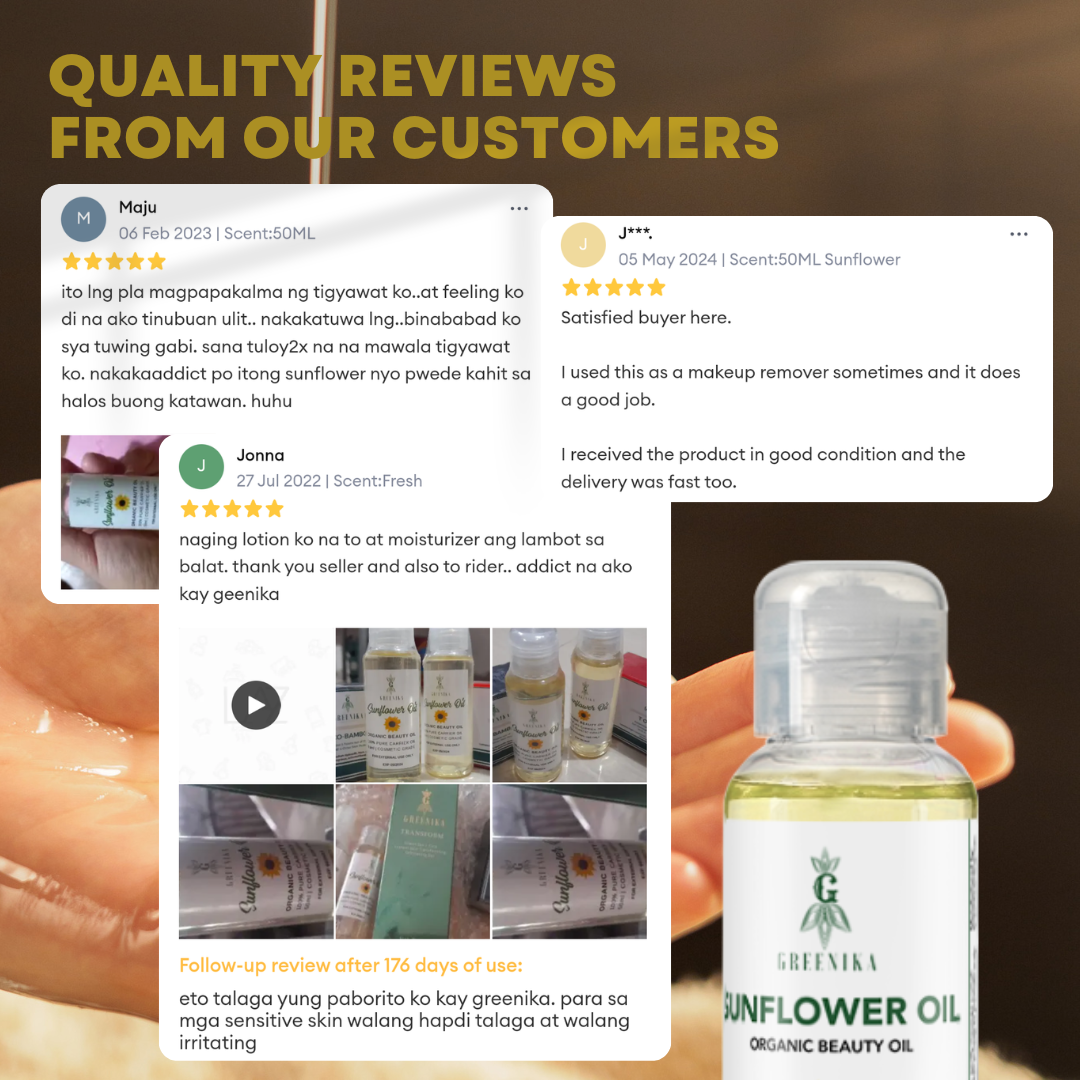 Greenika Organic Sunflower Carrier Essential Oil