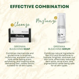 Greenika Bleaching Soap & Bleaching Serum Duo