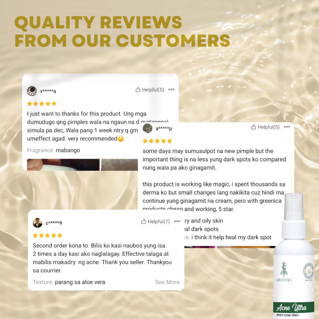 Greenika Acne-Free Acne Body Spray
