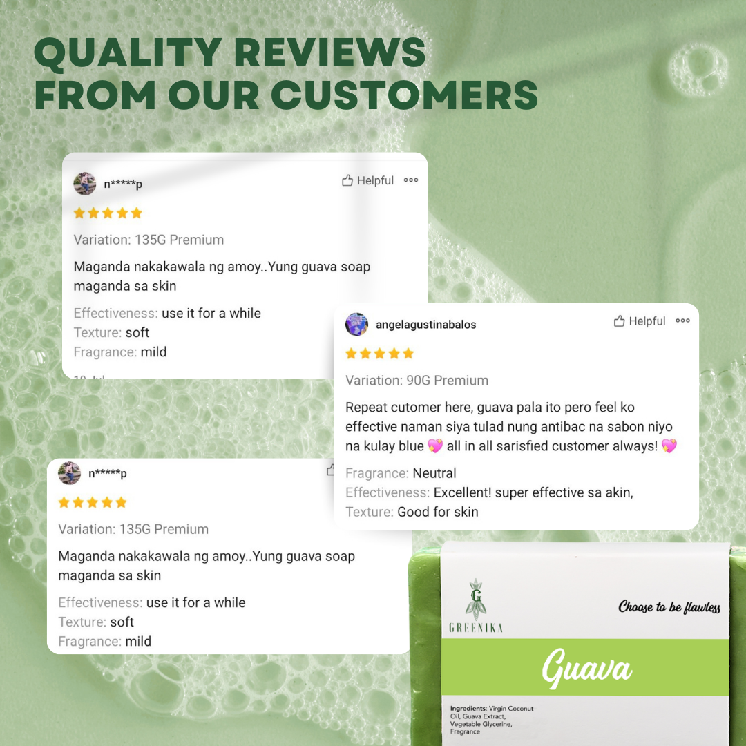 Greenika Organic Herbal Guava Extract Soap