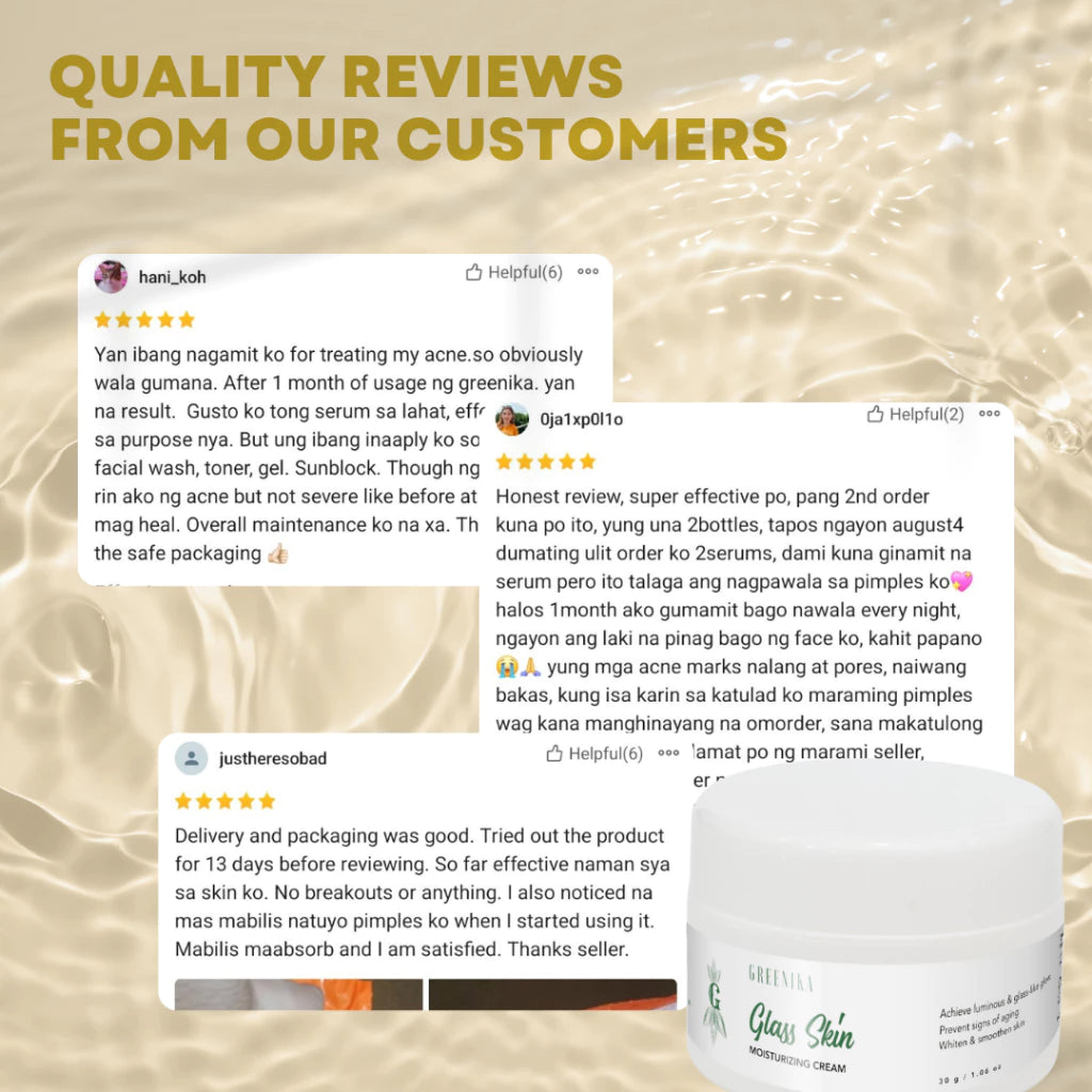 Greenika Glass Skin Facial Moisturizing Cream
