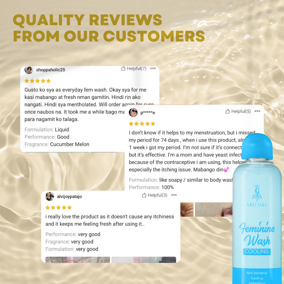 [ ACTIVE COOL FEMININE WASH ] Greenika Fresh&Cool Feminine Wash Blocks Odor & Itchiness with Tea Tree Oil Antibacterial Antifungal Anti Itch Anti Odor Gentle and Mild on Skin Balances PH Tea Tree Oil to Remove Bacteria, Fungi and other Germs Intimate Area