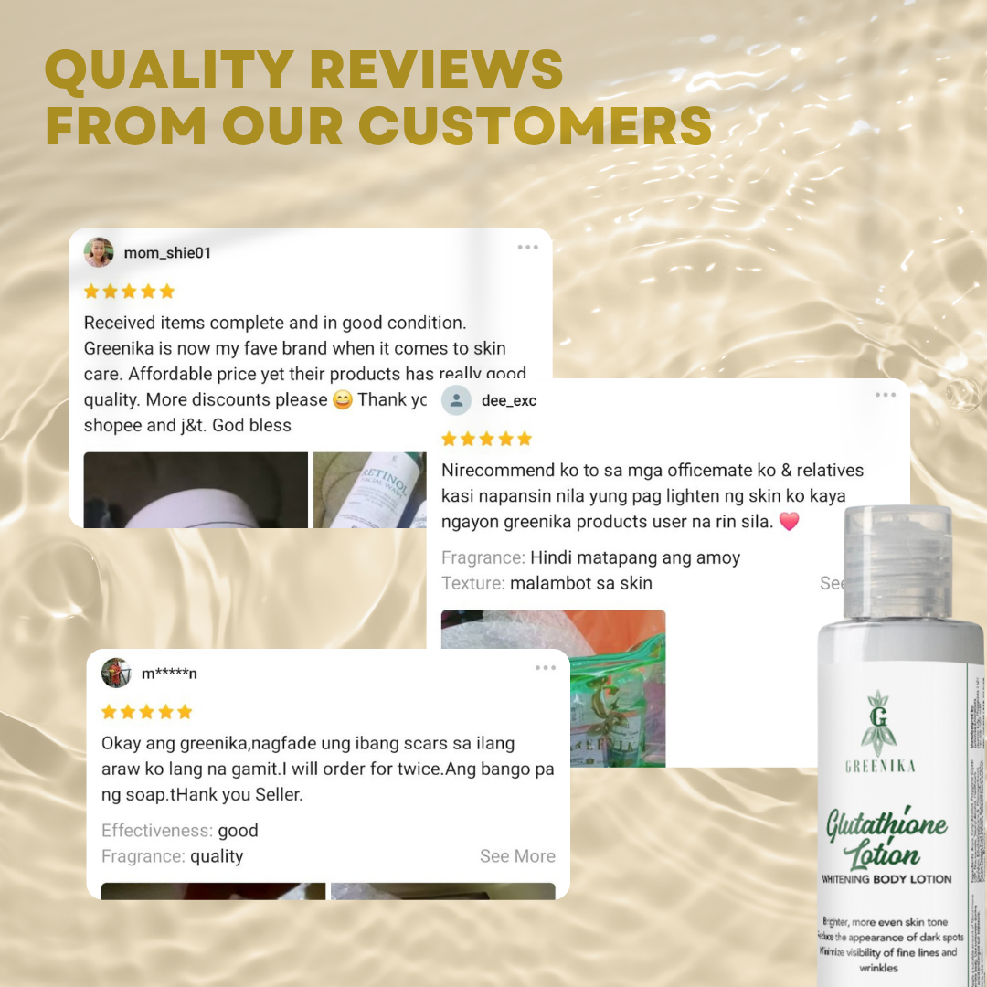 Greenika Glutathione Moisturizing Whitening Lotion