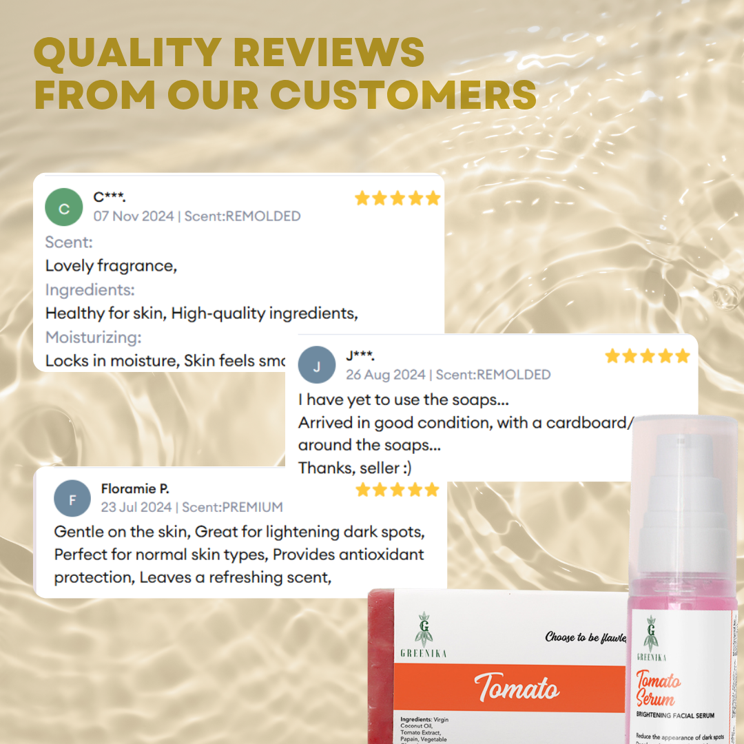 Greenika Tomato Combo Clarifying Tomato Soap and Serum