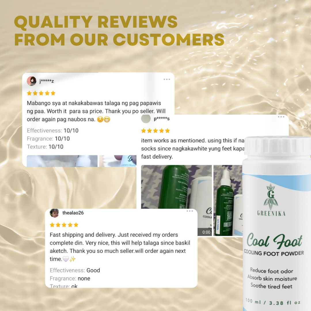 Greenika Cool Foot Cooling Foot Powder