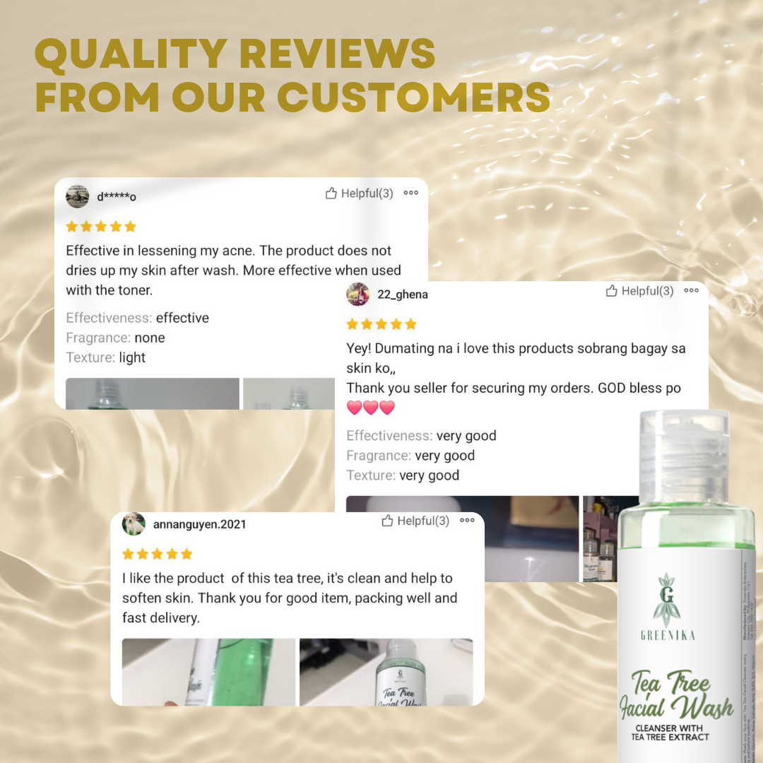 Greenika Tea Tree Anti Acne Facial Cleanser