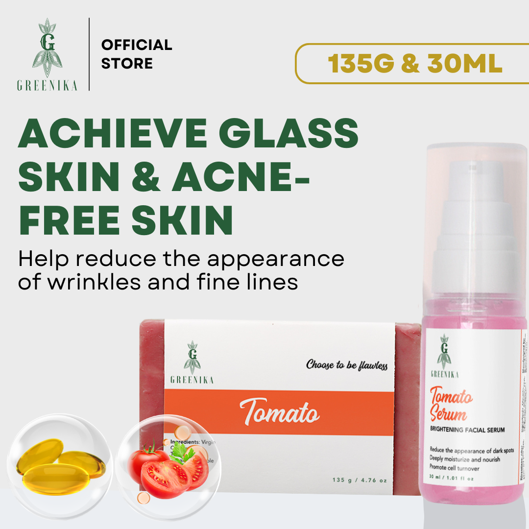 Greenika Tomato Combo Clarifying Tomato Soap and Serum