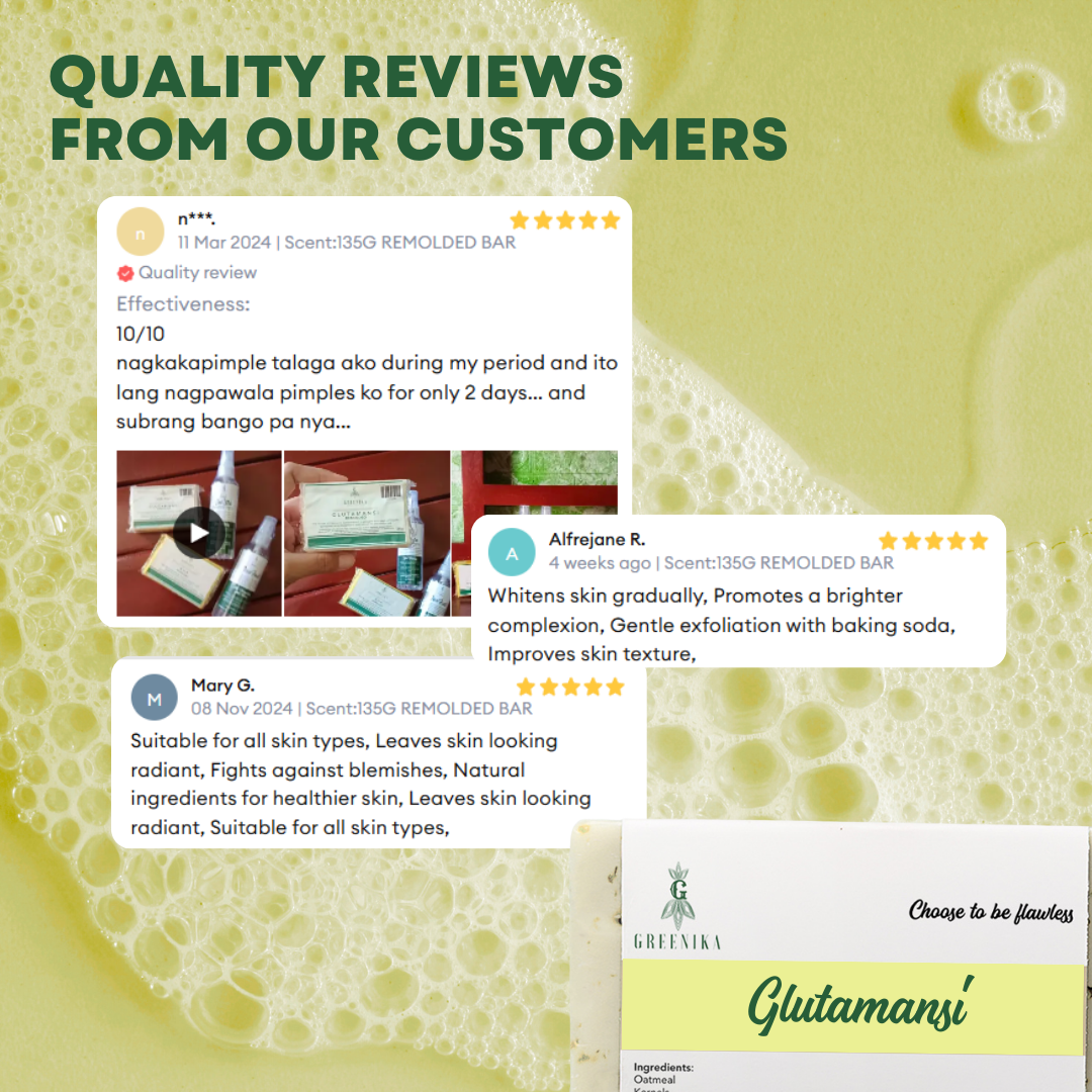 Greenika Organic Glutamansi Natural Astringent Soap
