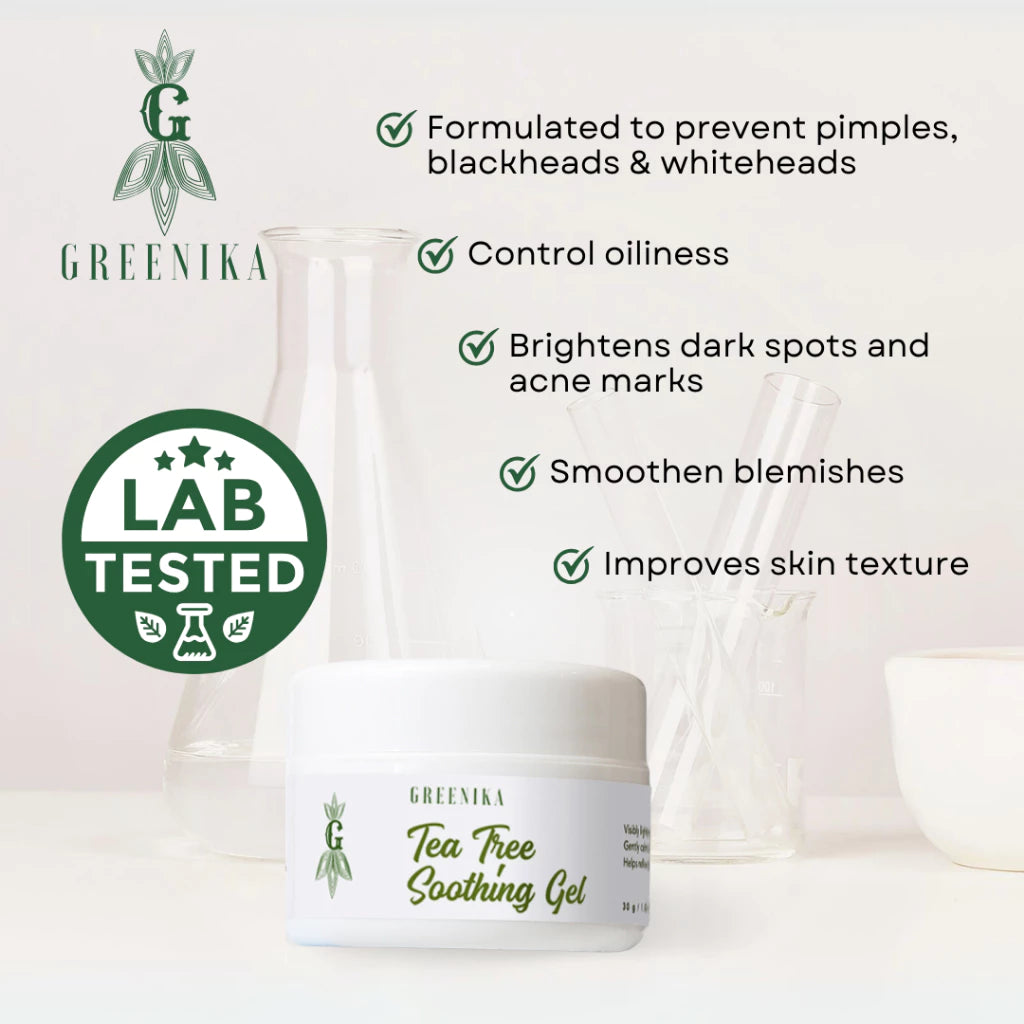 Greenika Tea Tree Gel with Aloe Vera Extract