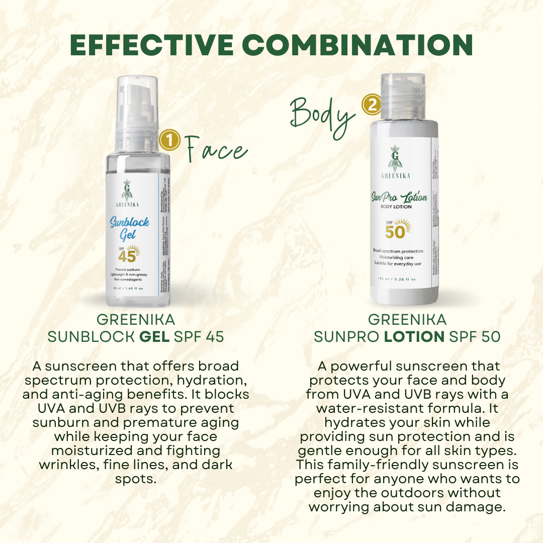 Greenika SunPro with SP50 Lotion