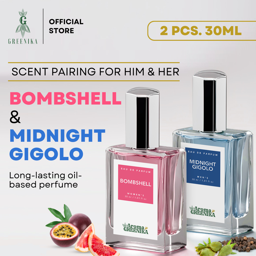 AROMA DE GREENIKA Long Lasting Couple Scent Perfume Bundle