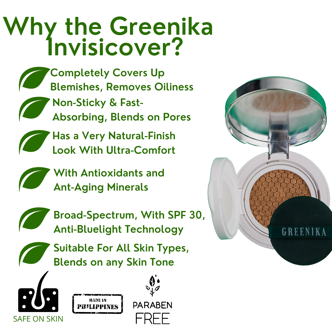 Greenika Vegan Invisicover SPF30 Concealer Foundation
