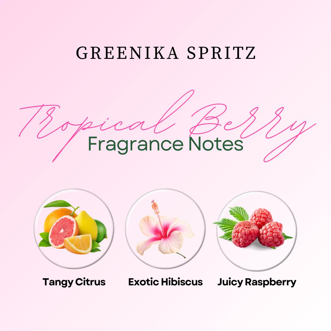 100ML Greenika Spritz Tropical Berry Perfume fpr Women