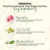 Greenika Feminine Wash + Yoni Soap Combo