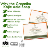 Greenika 3X Whitening Kojic Acid Soap Dark Spot Remover