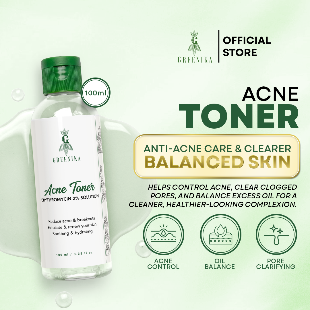 Greenika Acne Toner (Formerly Erythromycin 2% Solution)