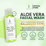 Greenika Aloe Vera Facial Wash with Vitamin E