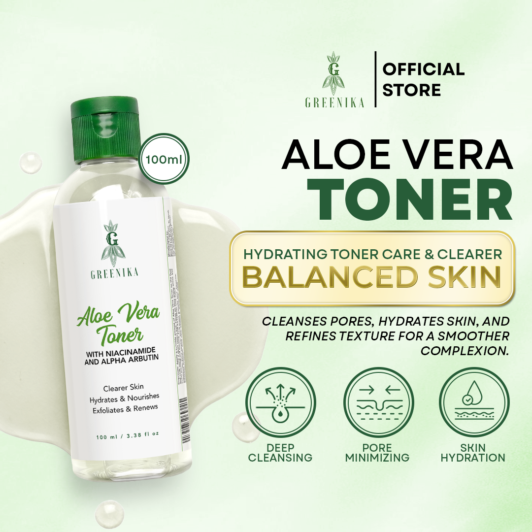 Greenika Aloe Vera Facial Toner Rich in Vitamin E