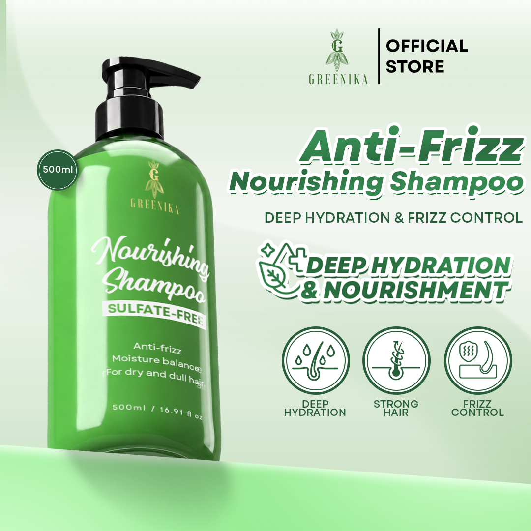 Greenika Nourishing Shampoo  Herbal Shampoo Tames
