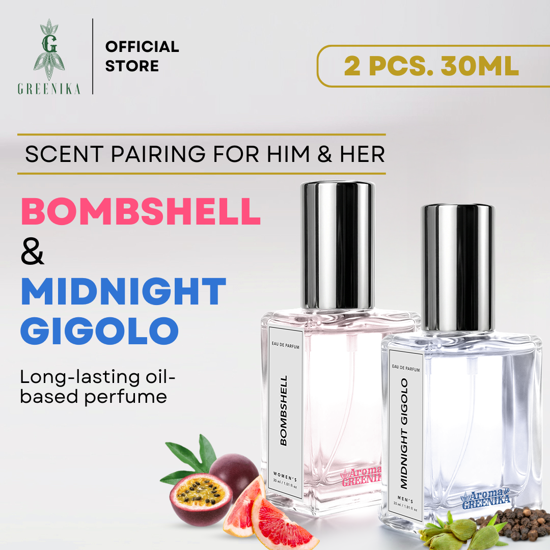 AROMA DE GREENIKA Long Lasting Couple Scent Perfume Bundle