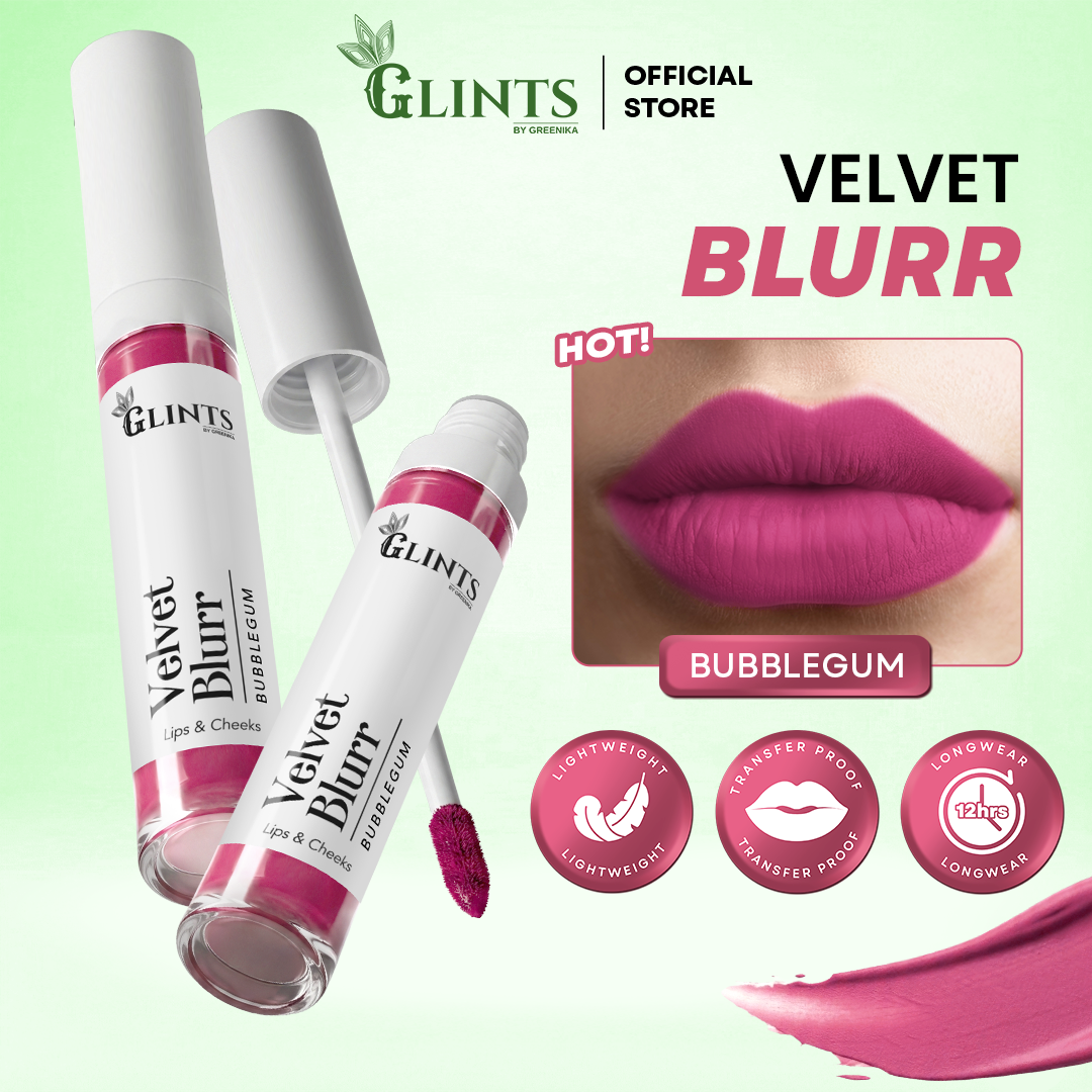 Glints Velvet Blurr Lip and Blush Matte Liquid Lipstick