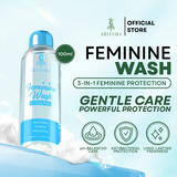 [ ACTIVE COOL FEMININE WASH ] Greenika Fresh&Cool Feminine Wash Blocks Odor & Itchiness with Tea Tree Oil Antibacterial Antifungal Anti Itch Anti Odor Gentle and Mild on Skin Balances PH Tea Tree Oil to Remove Bacteria, Fungi and other Germs Intimate Area