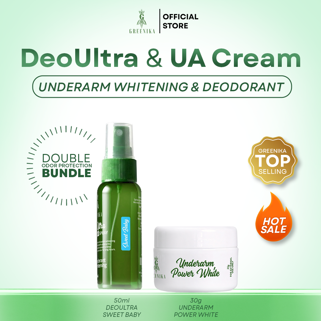 Greenika Deo Ultra Sweet Baby + Underarm Power White Combo