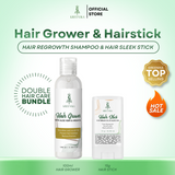 Greenika Hair Grower Shampoo + Hair Sleek Stick Combo