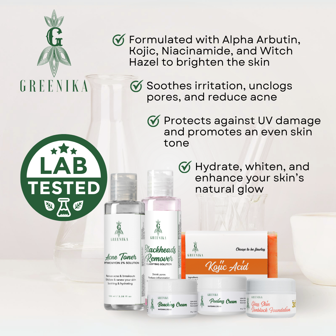 Greenika Brightening Skin Care Set Local Obagi Set