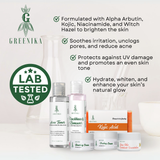 Greenika Brightening Skin Care Set Local Obagi Set