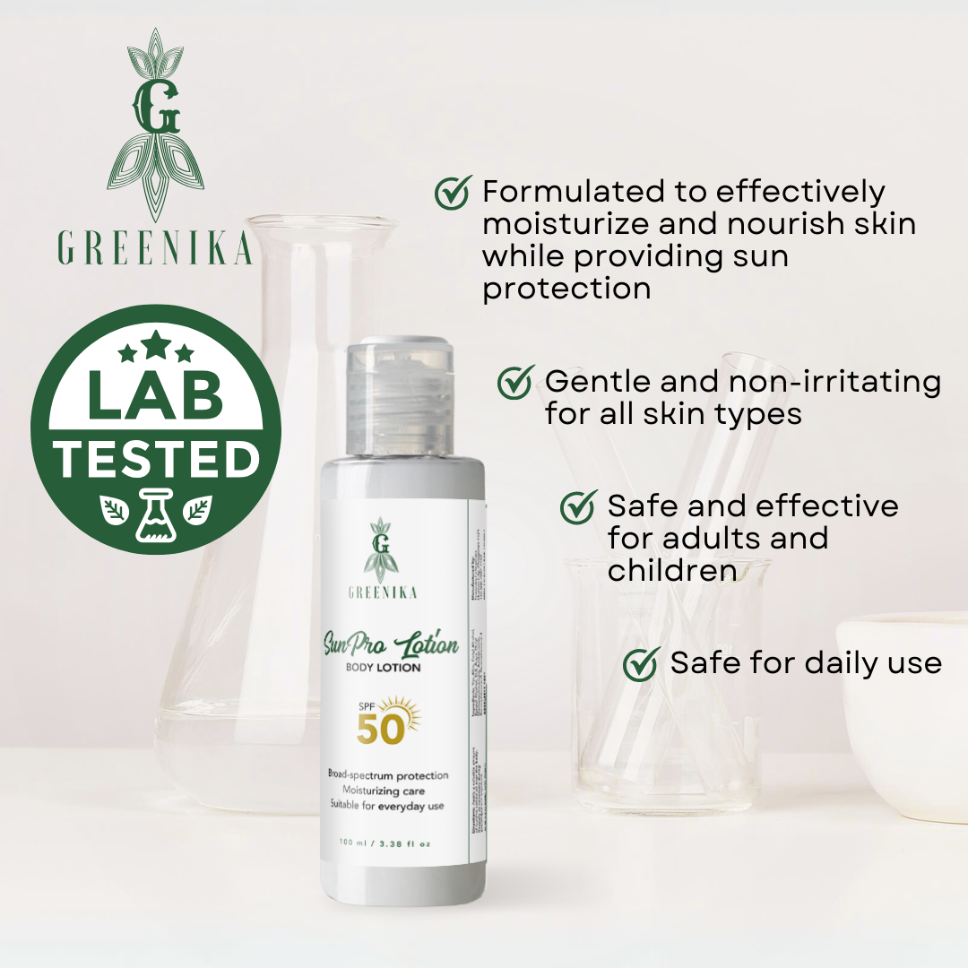 Greenika SunPro with SP50 Lotion