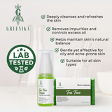 Greenika Tea Tree Combo Face Serum & Soap