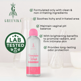 [ FIRMING + WHITENING FEMININE WASH ] Greenika Firm&White Feminine Wash Maintains pH Care Anti Itch Anti Odor Gentle and Mild on Skin Balances PH Inner Thighs Whitening Private Area Whitening Fem Wash Whitening Feminine Wash Firming