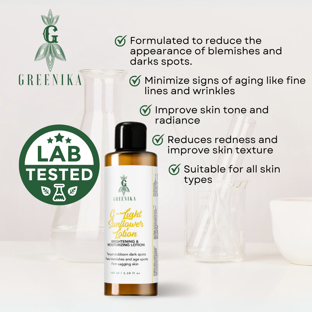 [ WHITENING + DARK SPOT CORRECTOR ] Greenika G-Light Sunflower Lotion