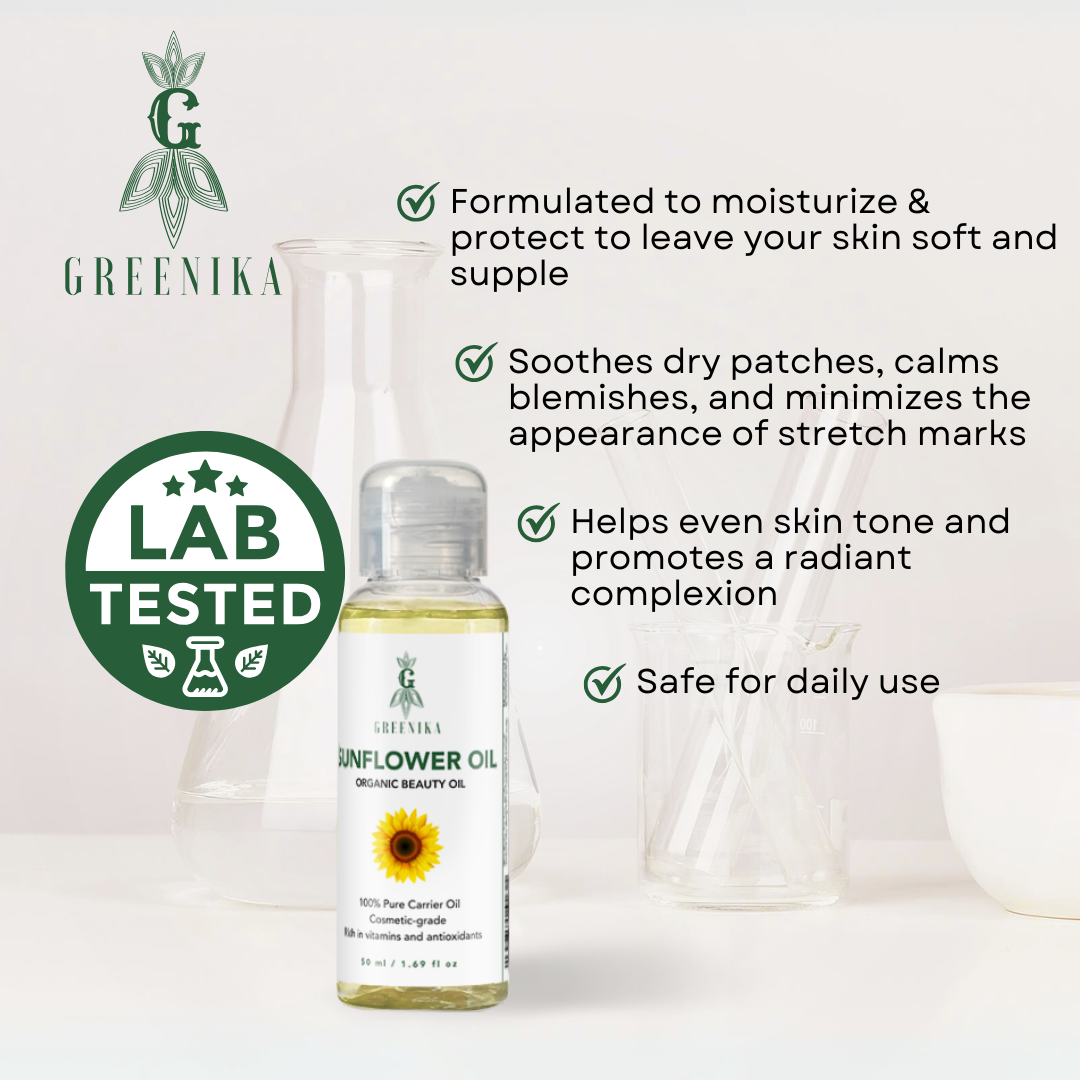 Greenika Organic Sunflower Carrier Essential Oil