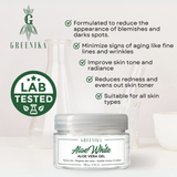 Greenika Aloe Vera Gel Whitening & Moisturizer for Face and Body