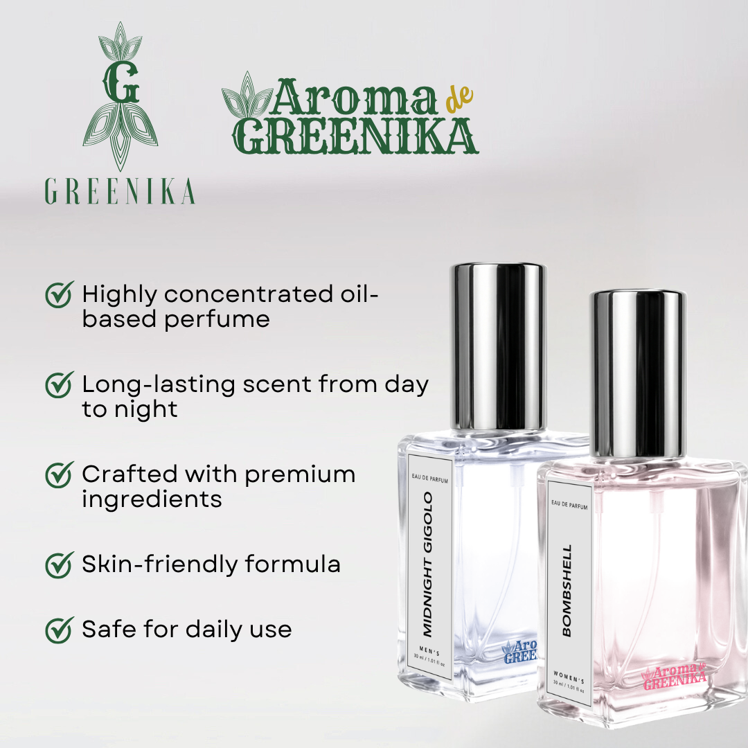 AROMA DE GREENIKA Long Lasting Couple Scent Perfume Bundle