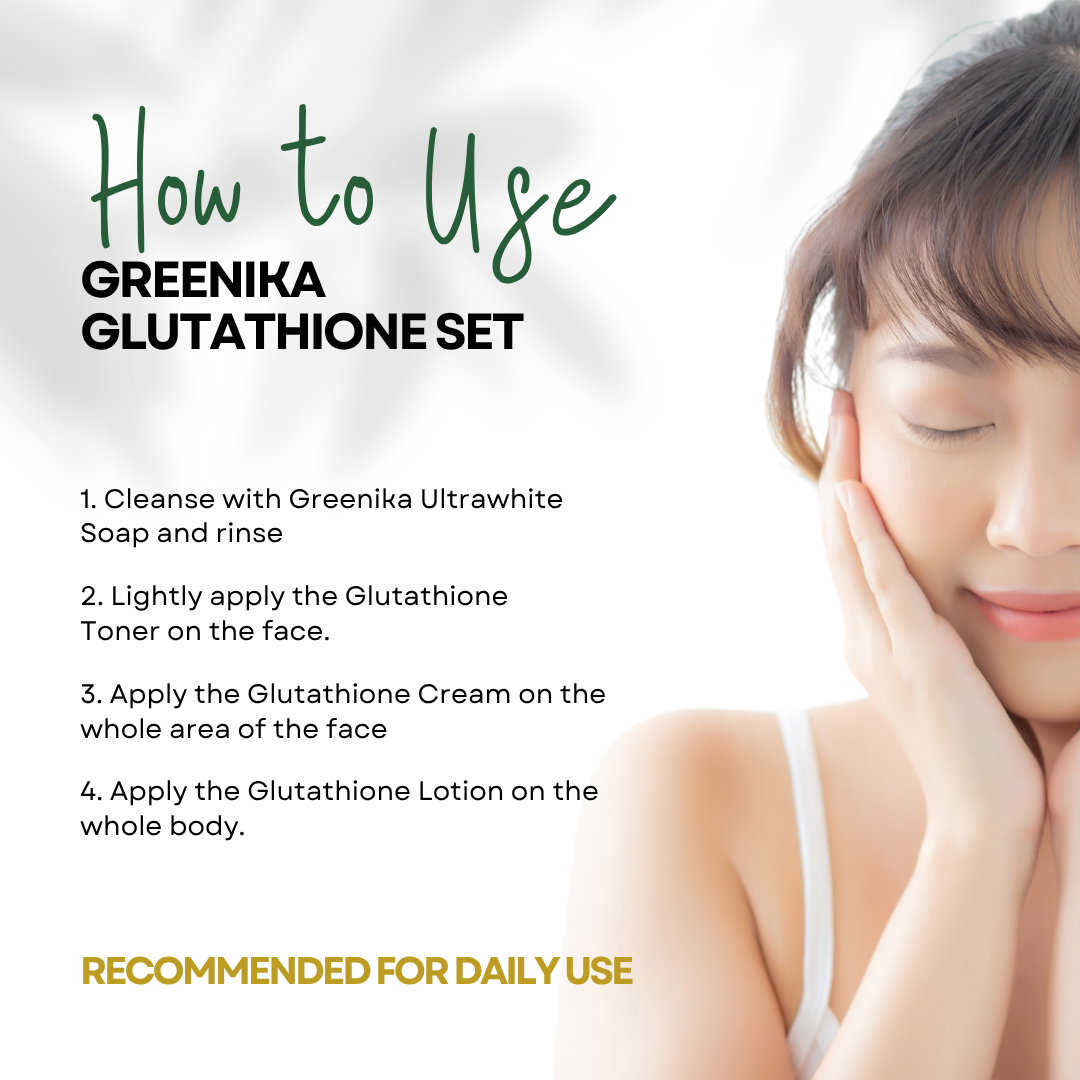 Greenika Glutathione 4pc Set